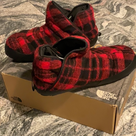 The North Face Thermoball Bootie Traction Wool TNF Booties Men Size 11 Slippers - Picture 3 of 16